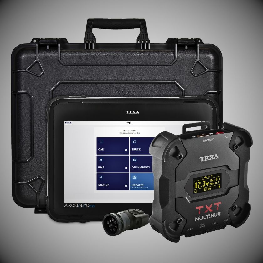 TEXA Axone Plus Fleet Diagnostic Package – Truck, OHW, Car + TXT Multihub
