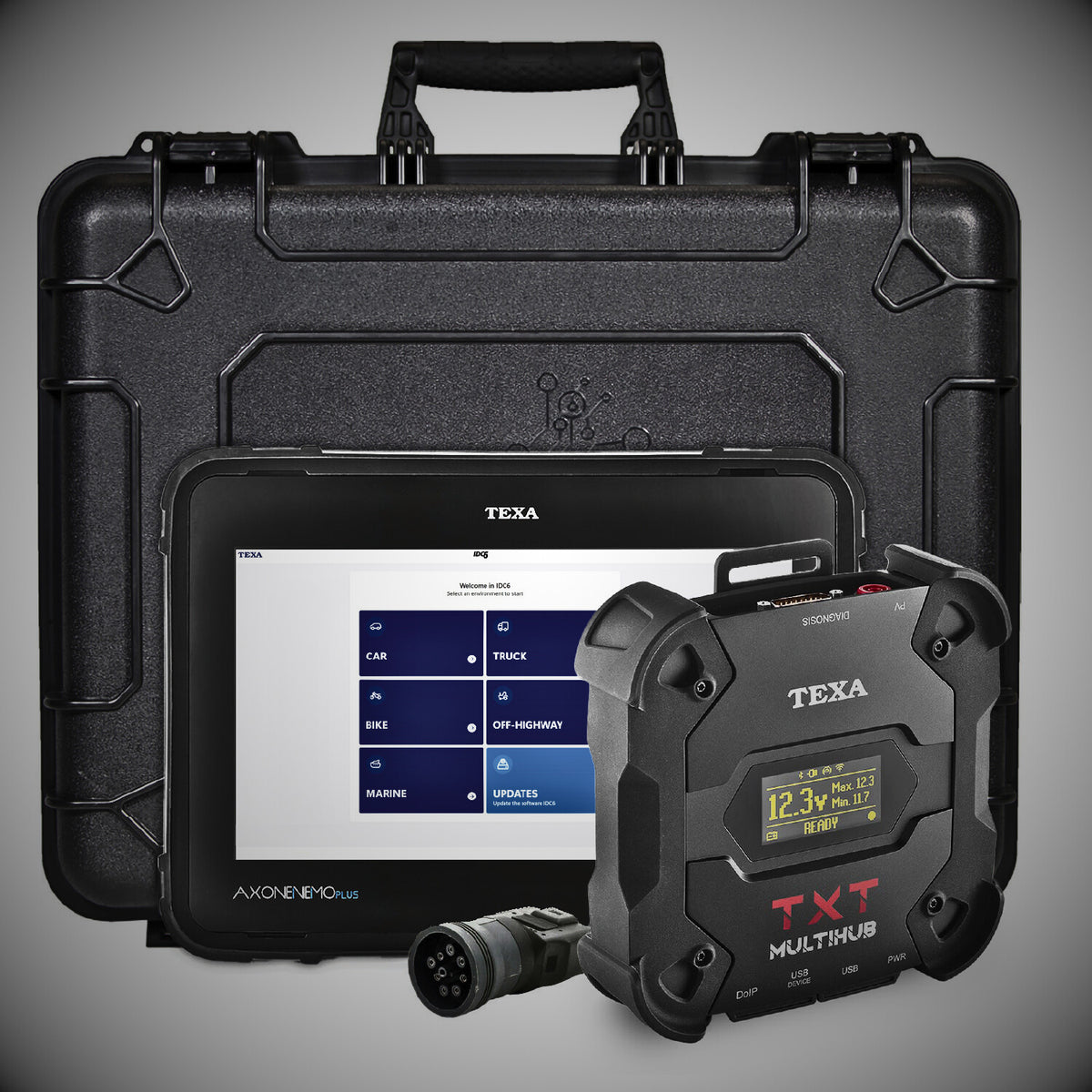 TEXA Truck Diagnostic Kit – Axone Nemo Plus + TXT Multihub