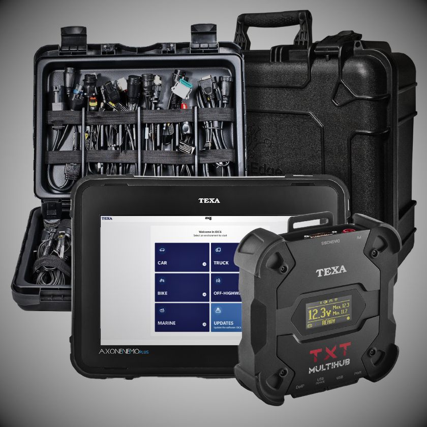 TEXA Off-Highway Master Kit – Nemo Plus Tablet &amp; TXT Multihub